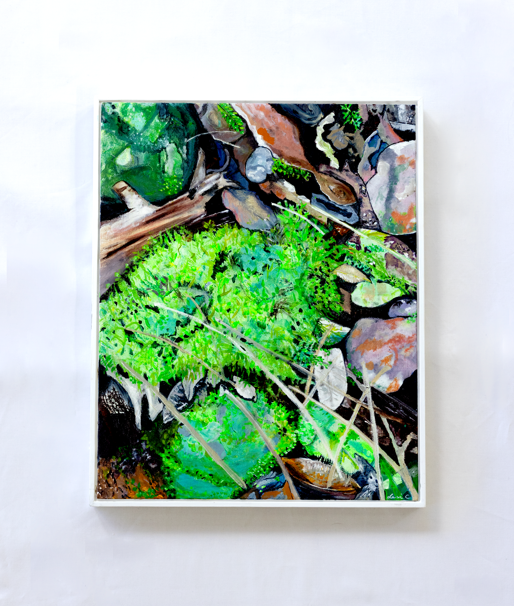 Rainforest Carpet - Acrylic paint